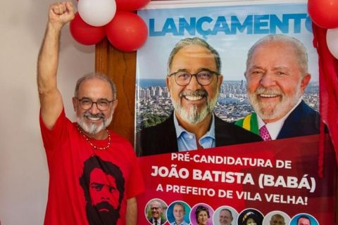 Babá fecha chapa com o vice indicado pelo PCdoB na disputa em Vila Velha